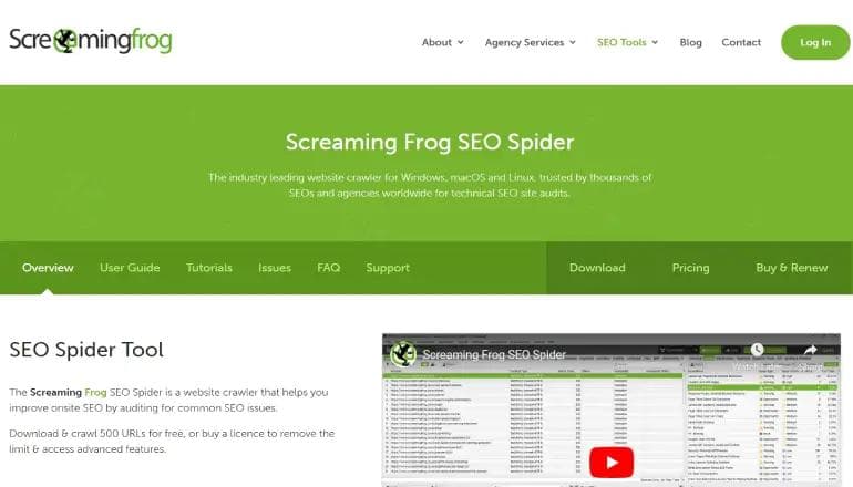 Screaming Frog SEO Spider